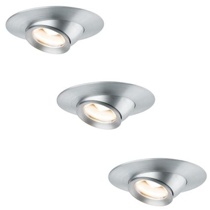 Paulmann 93579 - НАБІР 3xLED/3,8W Вбудований світильник PREMIUM 230V