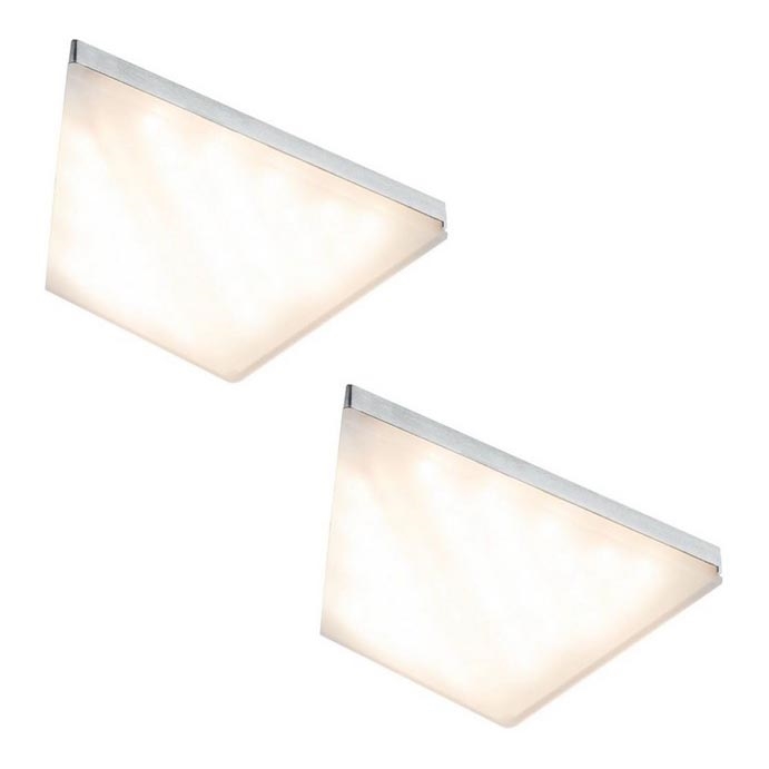 Paulmann 93584 - НАБІР 2xLED/6,2W IP44 Освітлення меблів KITE 230V