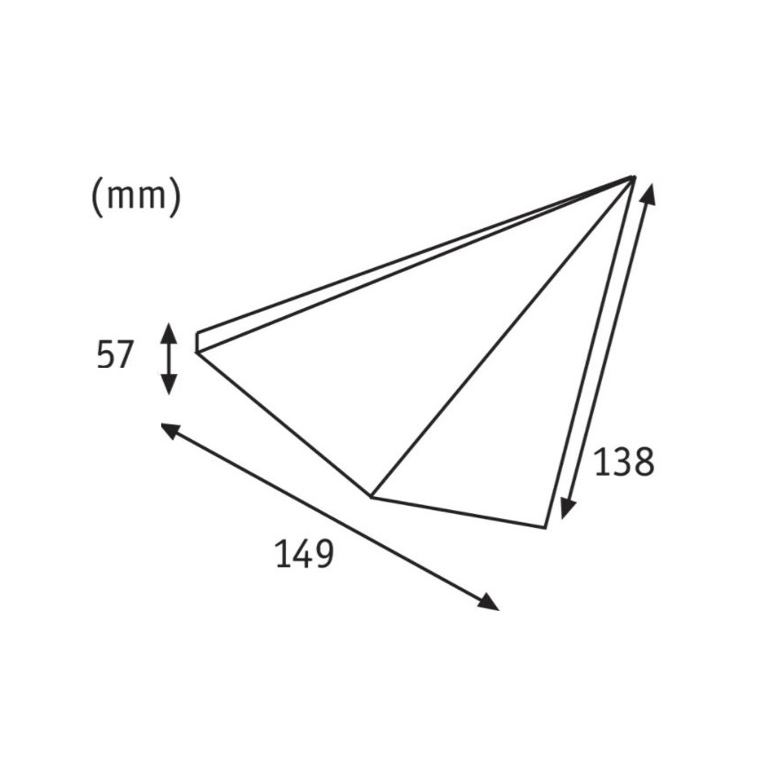 Paulmann 93584 - НАБІР 2xLED/6,2W IP44 Освітлення меблів KITE 230V