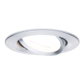 Paulmann 93602 - Диммируемый встраиваемый светильник для ванной комнаты NOVA 230V LED GU10/7W IP23