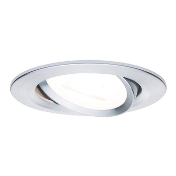 Paulmann 93602 - Диммируемый встраиваемый светильник для ванной комнаты NOVA 230V LED GU10/7W IP23