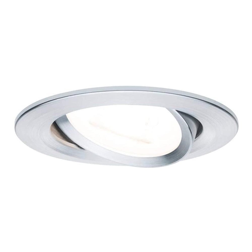 Paulmann 93602 - Диммируемый встраиваемый светильник для ванной комнаты NOVA 230V LED GU10/7W IP23