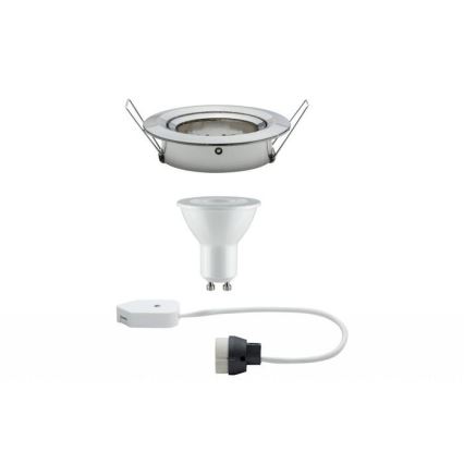 Paulmann 93603 - LED-GU10/7W IP23 Диммируемый встраиваемый потолочный светильник для ванной комнаты NOVA 230V