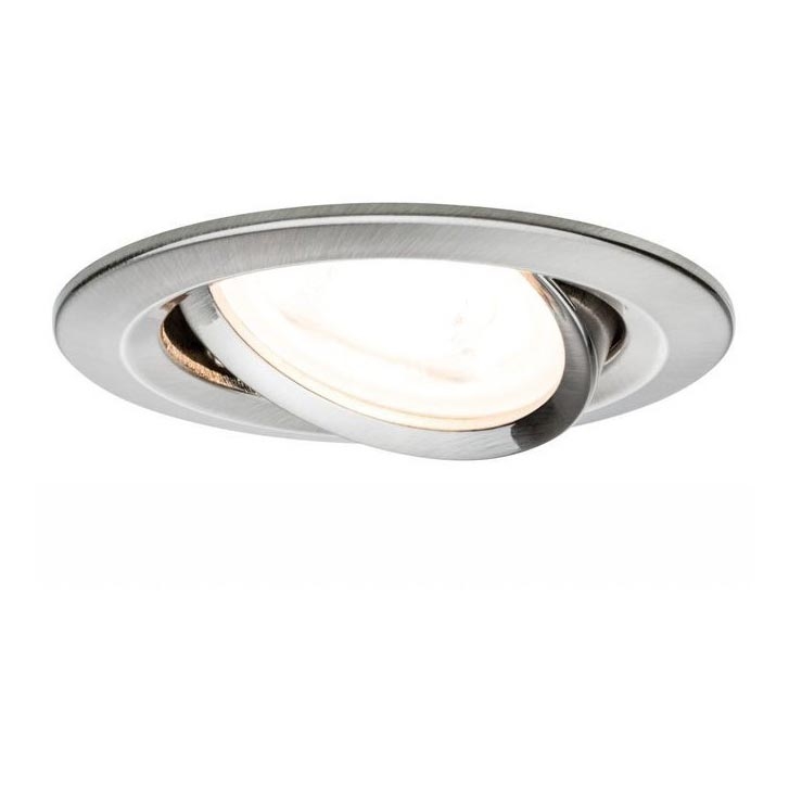 Paulmann 93603 - LED-GU10/7W IP23 Вбудований стельовий світильник для ванної з регулюванням яскравості NOVA 230V