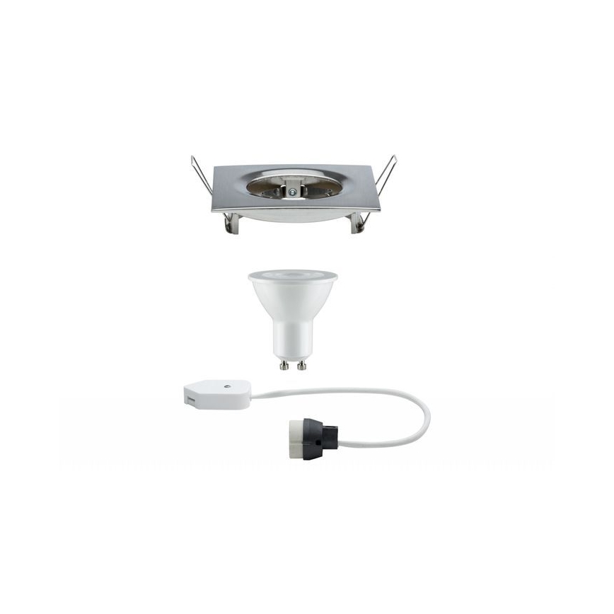 Paulmann 93611 - LED-GU10/7W IP44 Світильник для ванної з регулюванням яскравості NOVA 230V