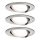 Paulmann 93652 - НАБОР 3x LED GU10/6,1W IP23 Встроенный светильник для ванной комнаты 230V