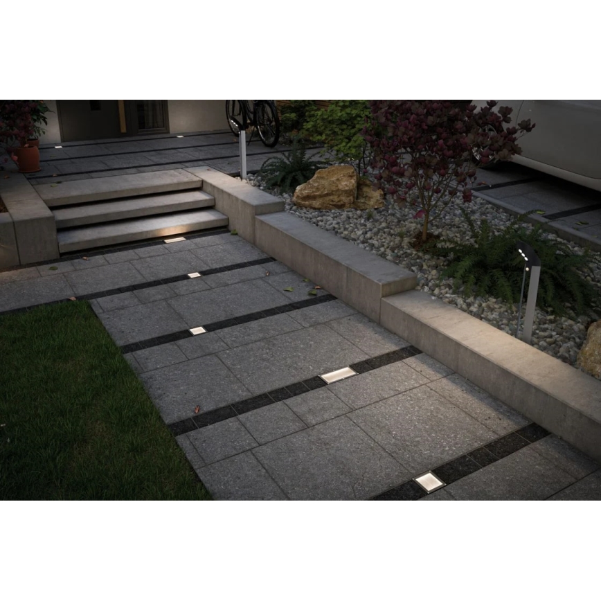 Paulmann 93774 - LED/0,24 Вт IP67 Сонячний світильник для під'їзду CUBE 1,2В 1200 мАг