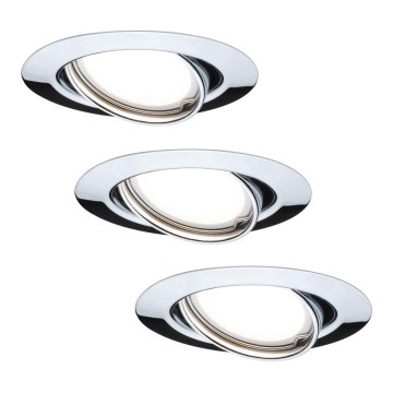 Paulmann 93847 - SADA 3xLED-GU10/4,5W Вбудований стельовий світильник PREMIUM LINE 230V