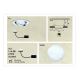 Paulmann 93867 - Встраиваемый светильник для ванной комнаты COIN 1xLED/6,8W 230V IP23