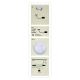 Paulmann 93868 - Набор 3x диммируемых встраиваемых светильника для ванной комнаты COIN LED/6,8W 230V IP23