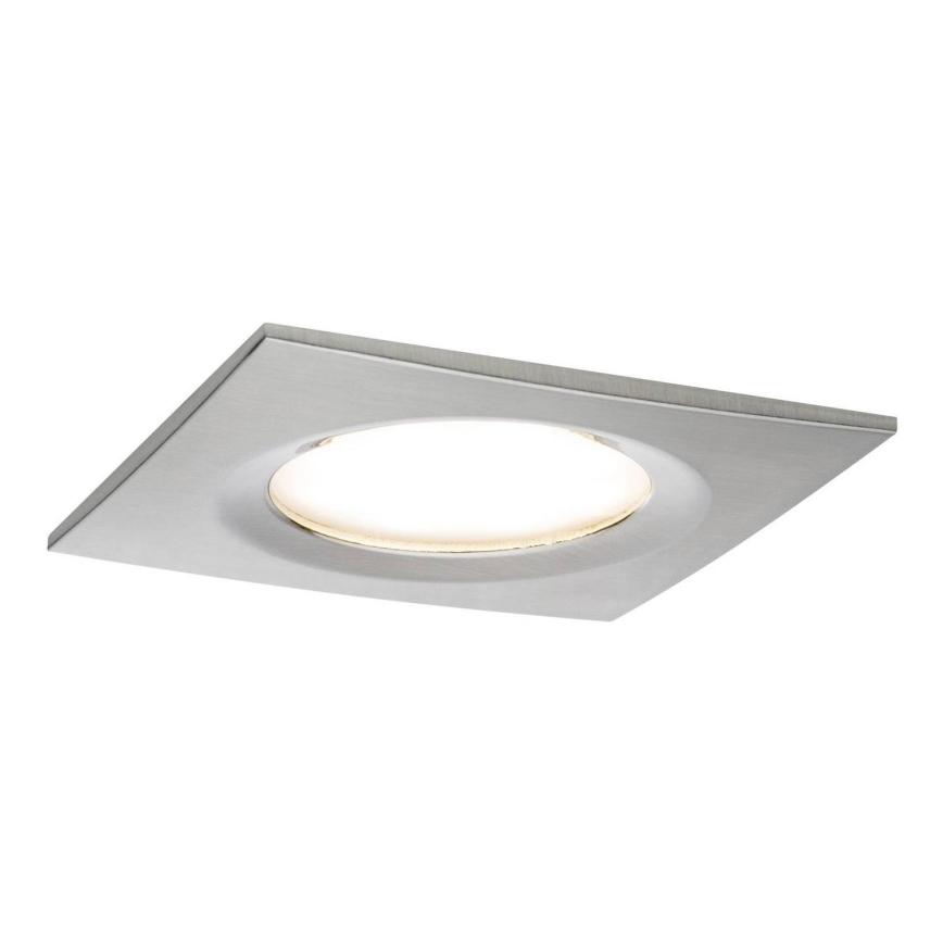 Paulmann 93891 - LED/6,8W IP44 Диммируемый встраиваемый потолочный светильник для ванной комнаты COIN 230V