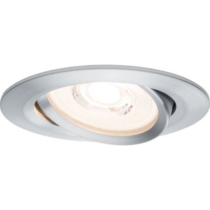 Paulmann 93943 - Набір із 3 димованих вбудованих LED-світильників 6,8 Вт, IP23, для ванної кімнати COIN, 230V