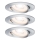 Paulmann 93943 - набор из 3 встраиваемых LED-светильников по 6,8 Вт, IP23, диммируемые, для ванной COIN, 230 В