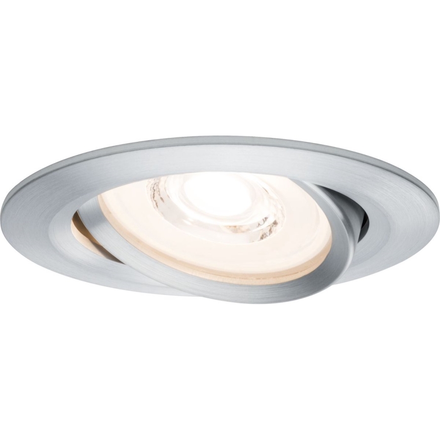 Paulmann 93943 - набор из 3 встраиваемых LED-светильников по 6,8 Вт, IP23, диммируемые, для ванной COIN, 230 В