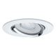Paulmann 93945 - LED/6,8W IP23 Диммируемый встраиваемый потолочный светильник для ванной комнаты COIN 230V