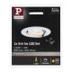 Paulmann 93945 - LED/6,8W IP23 Диммируемый встраиваемый потолочный светильник для ванной комнаты COIN 230V