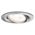 Paulmann 93947 - LED/6,8W IP23 Диммируемый встраиваемый потолочный светильник для ванной комнаты COIN 230V