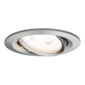 Paulmann 93947 - LED/6,8W IP23 Диммируемый встраиваемый потолочный светильник для ванной комнаты COIN 230V