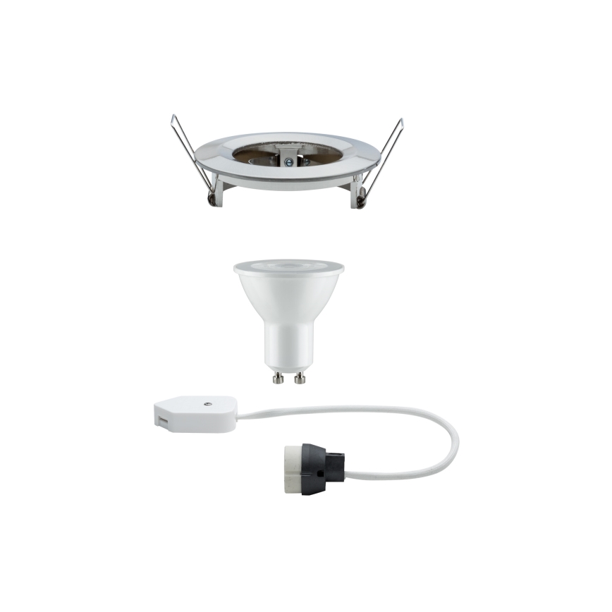 Paulmann 93959 - LED-GU10/7W IP44 Світильник для ванної з регулюванням яскравості NOVA 230V