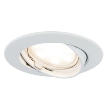 Paulmann 93961 - LED/7W IP23 Диммируемый встраиваемый потолочный светильник для ванной комнаты COIN 230V белая