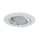 Paulmann 93961 - LED/7W IP23 Диммируемый встраиваемый потолочный светильник для ванной комнаты COIN 230V белая