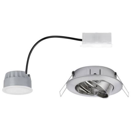 Paulmann 93963 -LED/7W IP23 Вбудований стельовий світильник для ванної з регулюванням яскравості COIN 230V