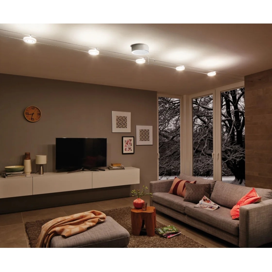 Paulmann 94090 - LED/4W Точковий світильник до мотузкової системи DISC 12V білий