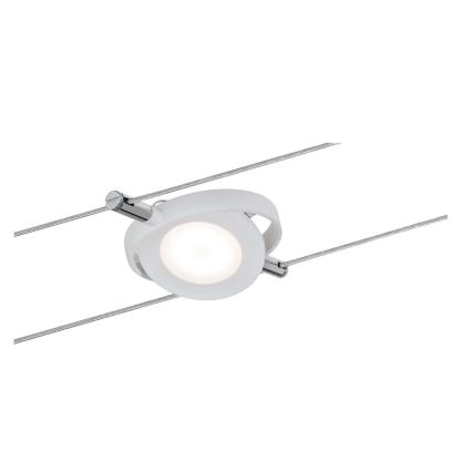 Paulmann 94106 - НАБІР 6xLED/4W Точковий світильник до мотузкової системи ROUNDMAC 230V білий