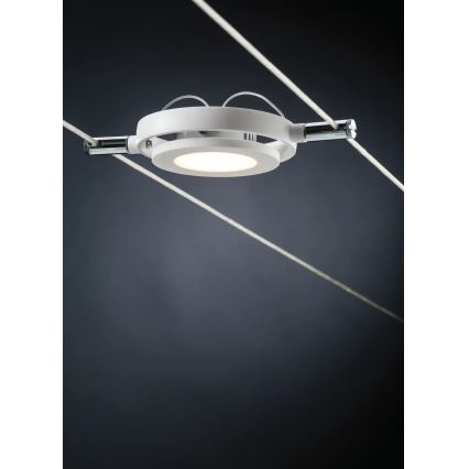 Paulmann 94106 - НАБОР 6xLED/4W Точечный светильник для подвесной системы ROUNDMAC 230V белый