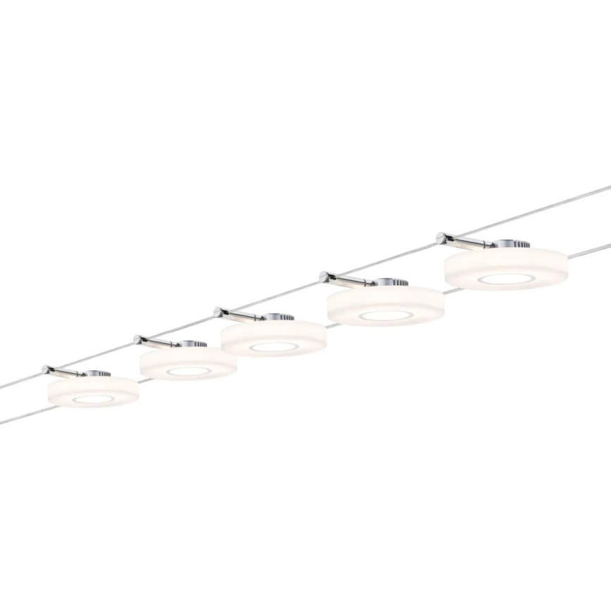 Paulmann 94109 - НАБІР 5xLED/4,3W Точковий світильник до мотузкової системи MAC 230V