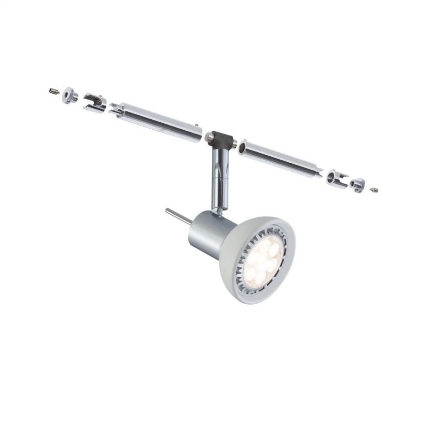 Paulmann 94131 - 1xGU5,3/10W Точечный светильник для трековой системы SHEELA 12V блестящий хром