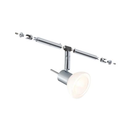 Paulmann 94131 - 1xGU5,3/10W Точковий світильник для тросової системи SHEELA 12V, глянцевий хром