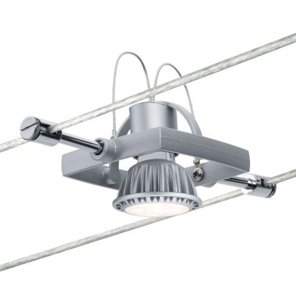 Paulmann 94134 - НАБІР 5xGU5,3/10W Точковий світильник до мотузкової системи MAC 230V білий