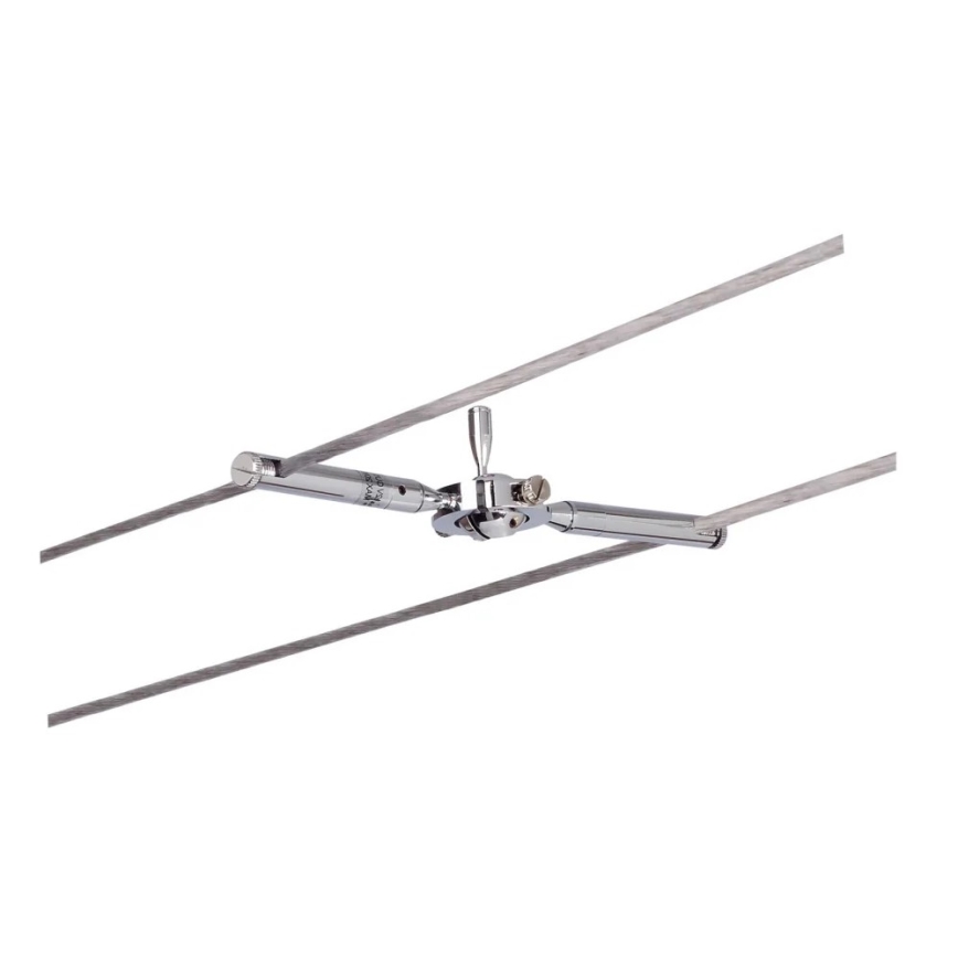 Paulmann 94147 - 1xGU5,3/10W Точковий світильник для тросової системи TOGO 12V матовий хром