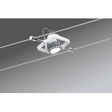 Paulmann 94149 - НАБІР 5xGU5,3/10W Точковий світильник до мотузкової системи TECH 230V білий