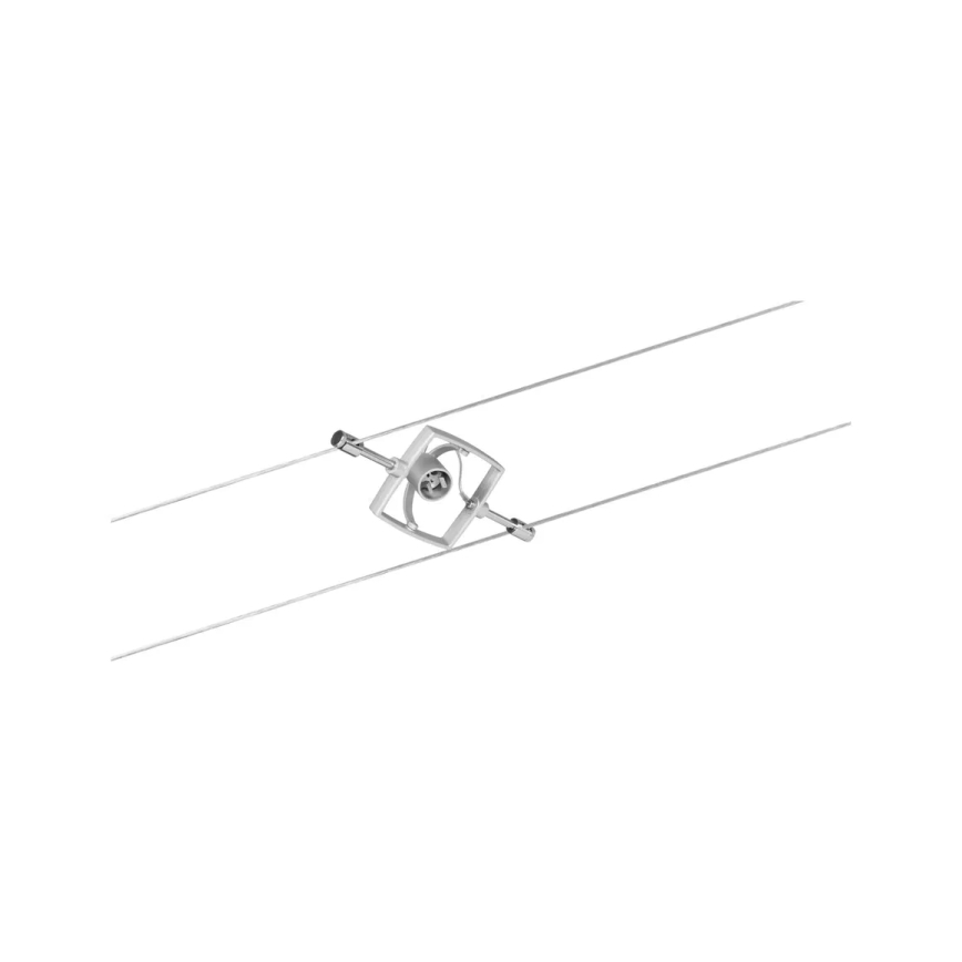 Paulmann 94152 - Комплект 7xGU5,3/10W Полная тросовая система MAC 230V матовый хром