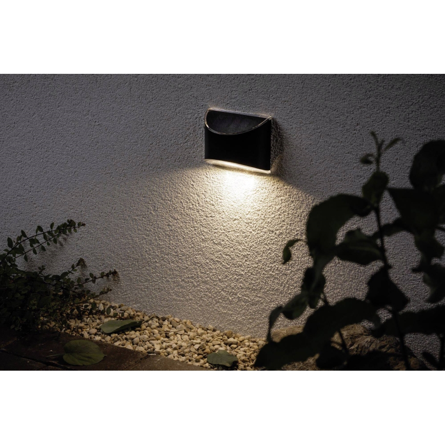 Paulmann 94233 - LED/0,05W IP44 Настенный светильник на солнечной батарее ELLIOT 1,2V 400 mAh