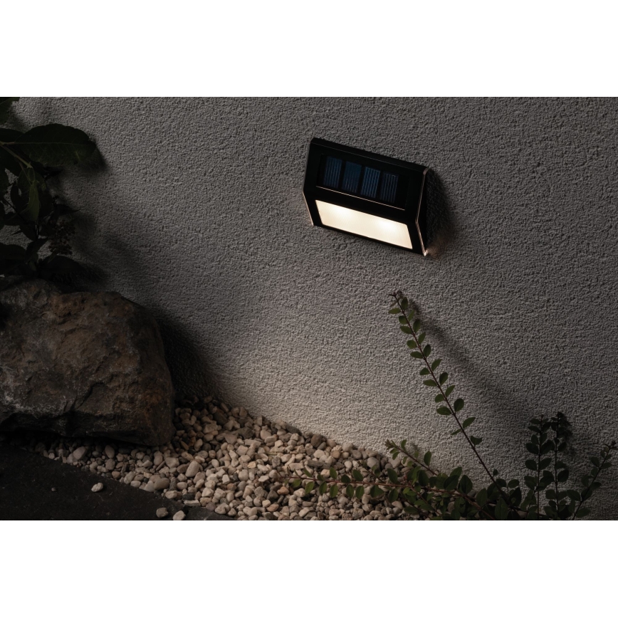 Paulmann 94234- LED/0,05W IP44 Вуличний світильник з датчиком на сонячнй батареї DAYTON 1,5V