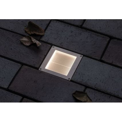 Paulmann 94238 - LED/0,7W IP67 Тротуарный светильник на солнечной батарее с датчиком ARON 3,7V
