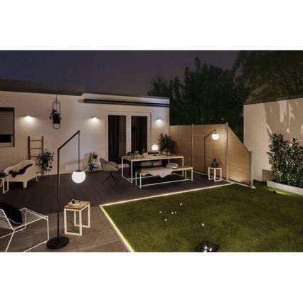 Paulmann 94246 - LED/1,2W IP44 Уличный светильник на солнечной батарее с датчиком RYSE 3,7V 1800 mAh