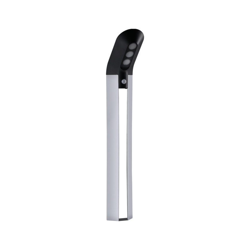 Paulmann 94252 - LED/1,2 Вт IP44 Сонячна вулична лампа з датчиком SOLEY 3,7 В 1800 мАг