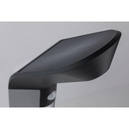 Paulmann 94252 - LED/1,2 Вт IP44 Сонячна вулична лампа з датчиком SOLEY 3,7 В 1800 мАг