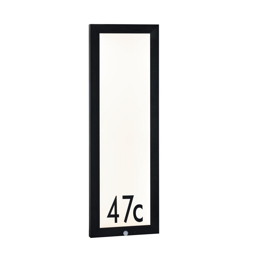 Paulmann 94257 - LED/19W IP44 Номер дома с датчиком 230V