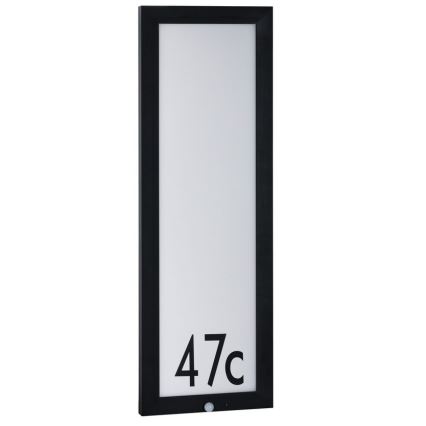 Paulmann 94257 - LED/19W IP44 Номер дома с датчиком 230V