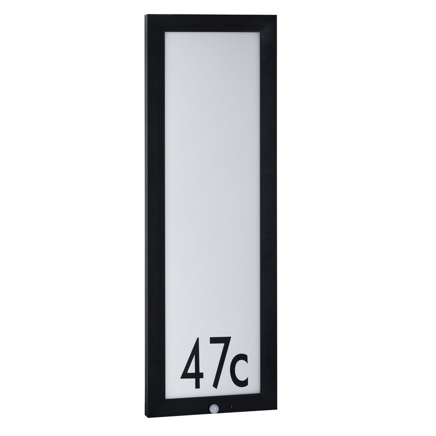 Paulmann 94257 - LED/19W IP44 Номер дома с датчиком 230V