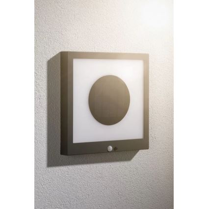 Paulmann 94263 - LED/1,2W IP44 Настінний світильник з датчиком на сонячній батареї TAIJA 3,7V