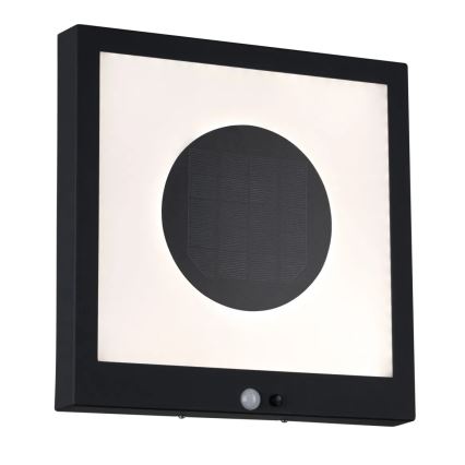 Paulmann 94263 - LED/1,2W IP44 Настінний світильник з датчиком на сонячній батареї TAIJA 3,7V