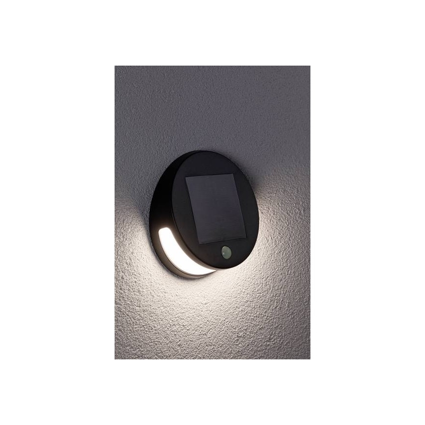 Paulmann 94265 - LED/3W IP44 Вуличний світильник з датчиком на сонячній батареї HELENA 3,7V