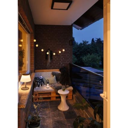 Paulmann 94267 - LED/1,3W IP44 Уличная лампа с регулированием яркости CUPULINO 5V 2000 mAh