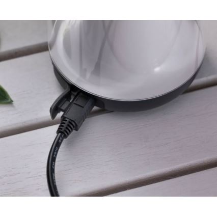 Paulmann 94267 - LED/1,3W IP44 Вулична лампа з регулюванням яскравості CUPULINO 5V 2000 mAh